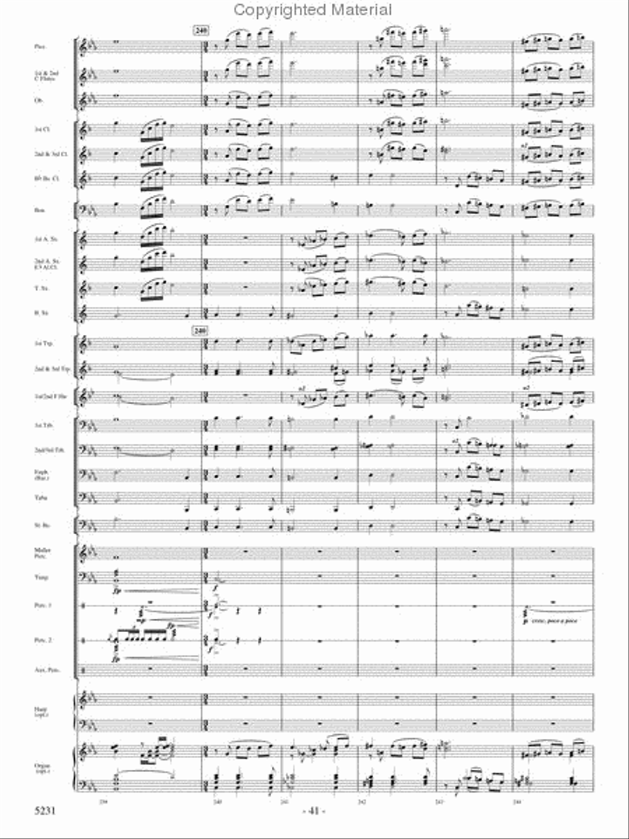 Pilatus: Mountain of Dragons Concert Band scores gallery preview page 39