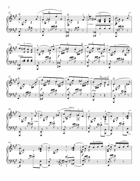 Song Without Words In A Major, Op. 62, No. 6