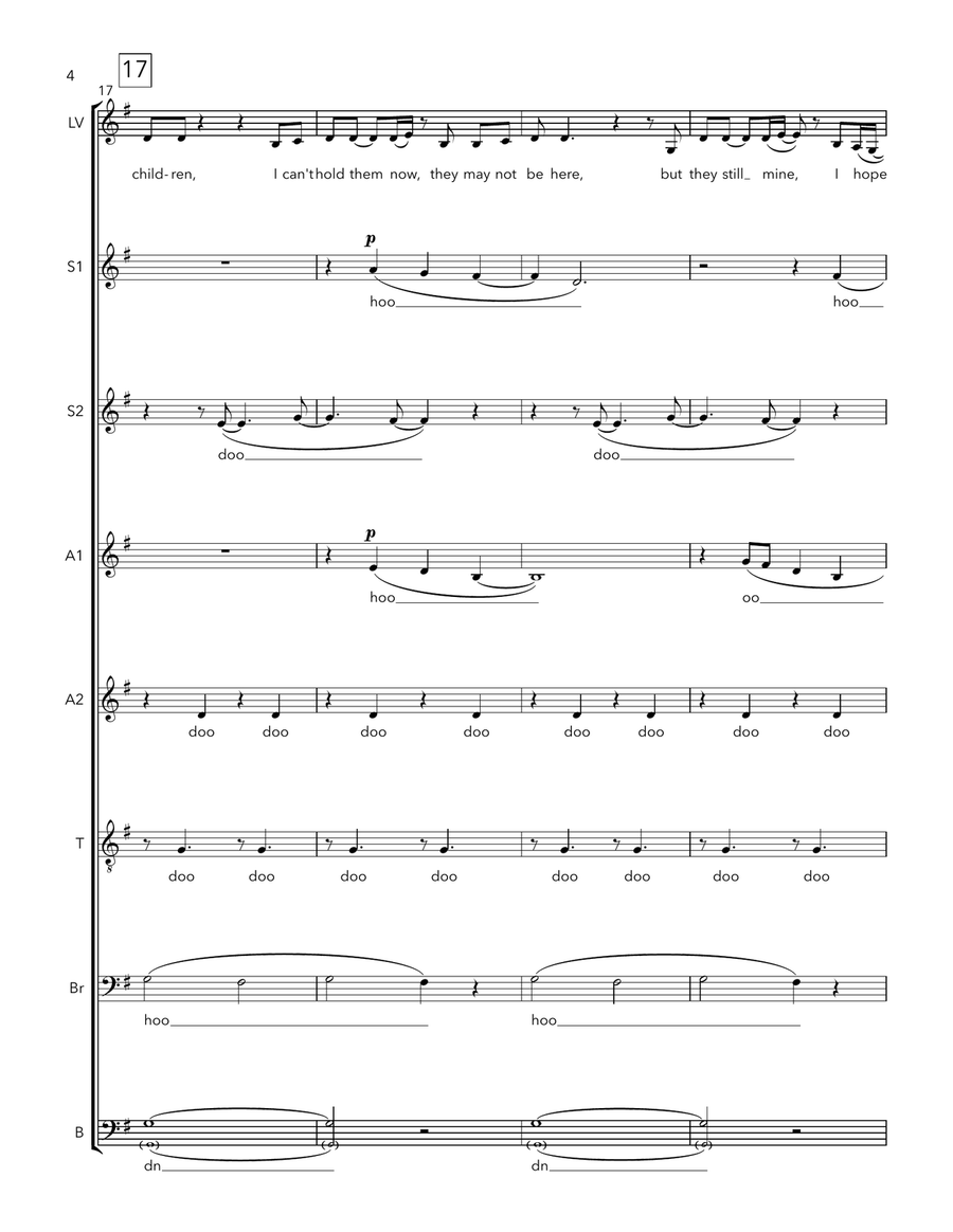 I'm Here A Cappella scores gallery preview page 4