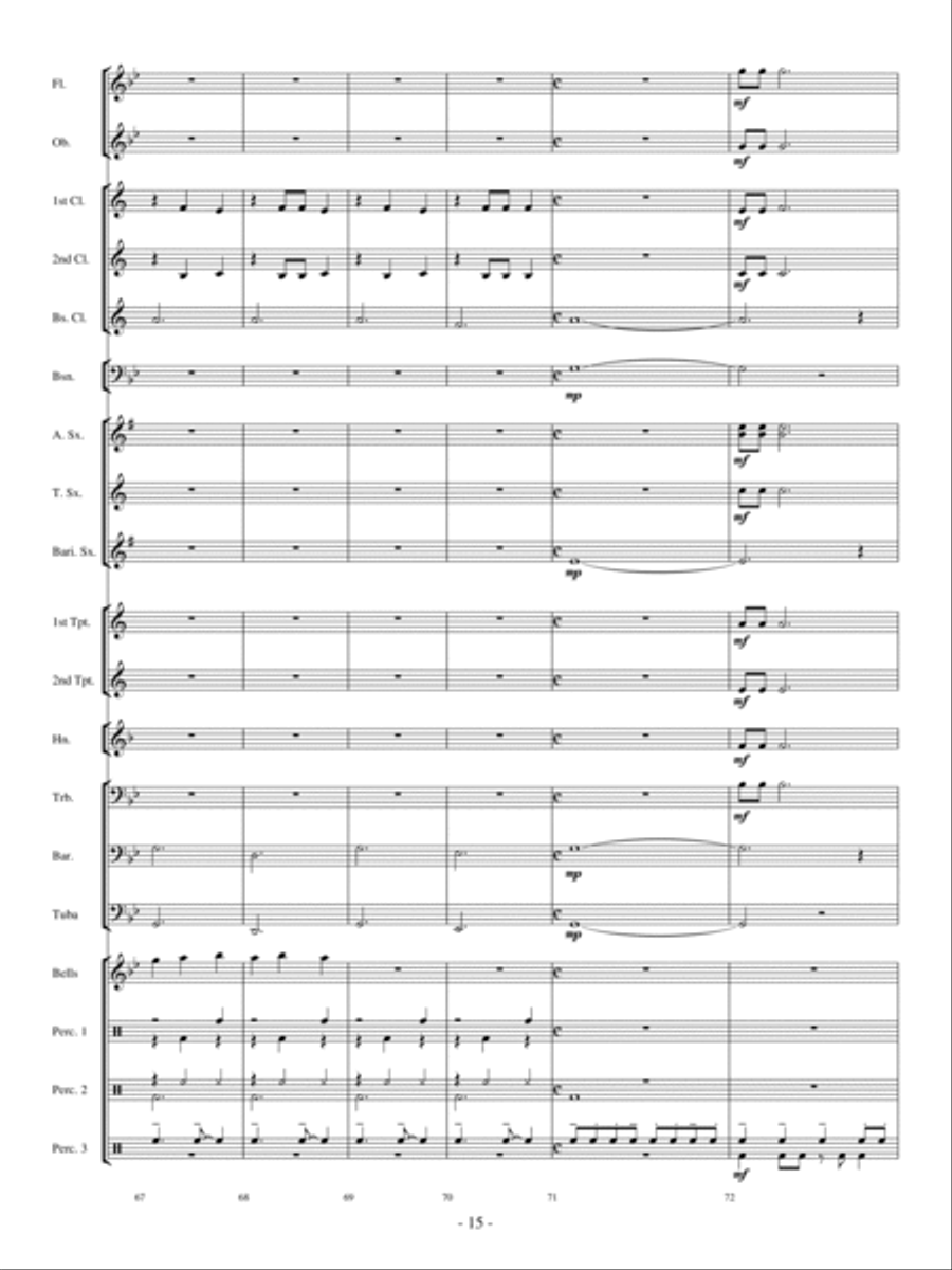 Sakura Concert Band scores gallery preview page 14