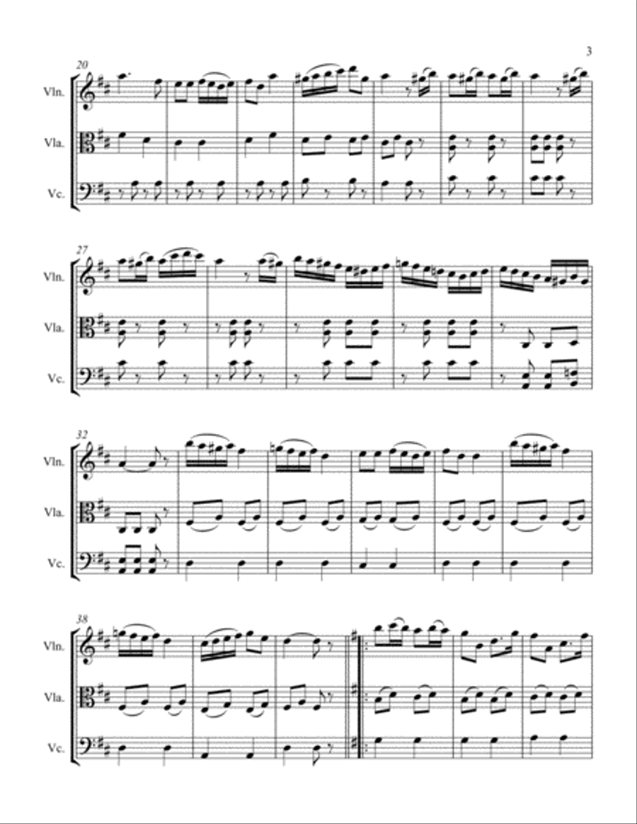 Rondo Castilian String Trio scores gallery preview page 3