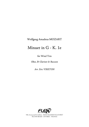 Book cover for Menuet en Sol - K. 1e