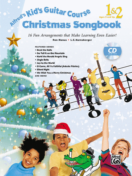 Alfred's Kid's Guitar Course Christmas Songbook 1 & 2 image number null