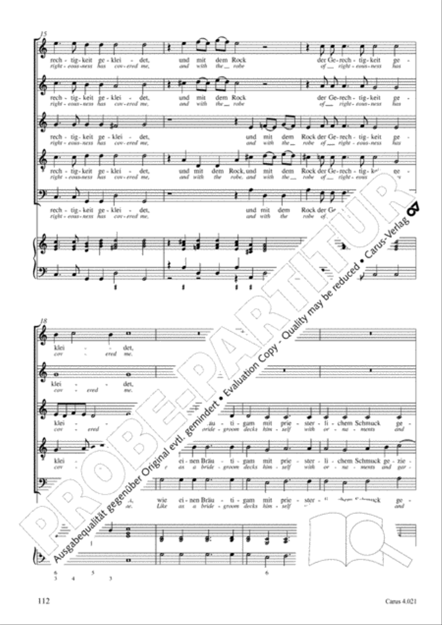 Schein: Israelsbrunnlein. Fontana d'Israel. Complete edition Choir scores gallery preview page 119