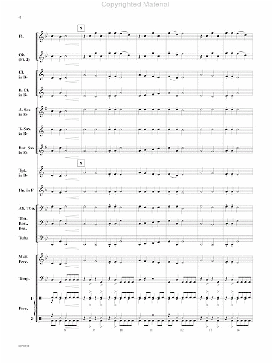 Shockwave Concert Band scores gallery preview page 5