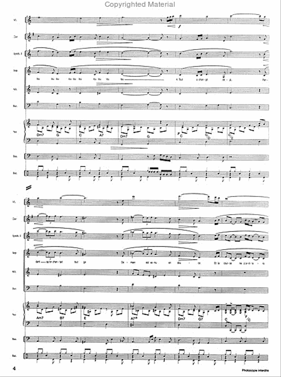 Chante La Vie! (Conducteur et Materiel) Choir scores gallery preview page 3