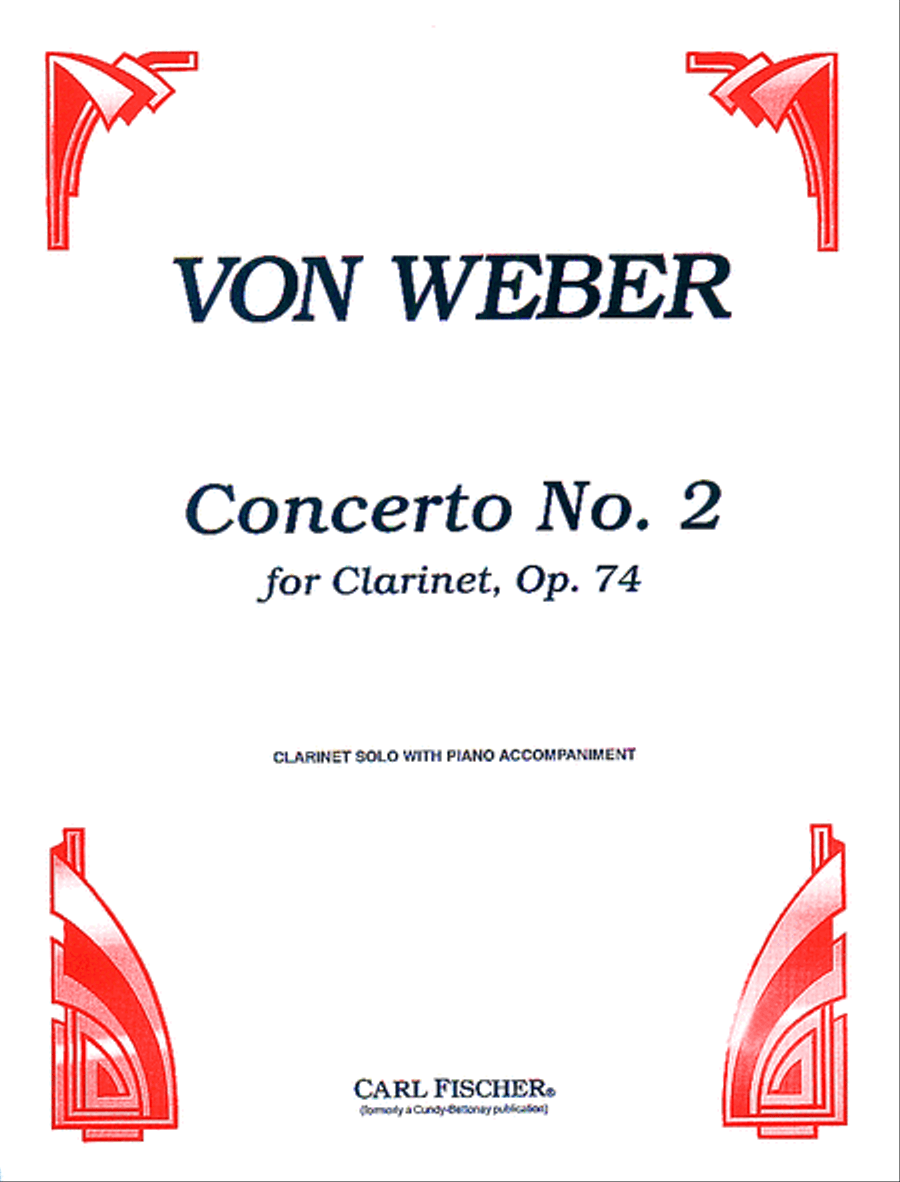 Concerto No. 2, Op. 74 Clarinet Solo scores gallery preview page 1
