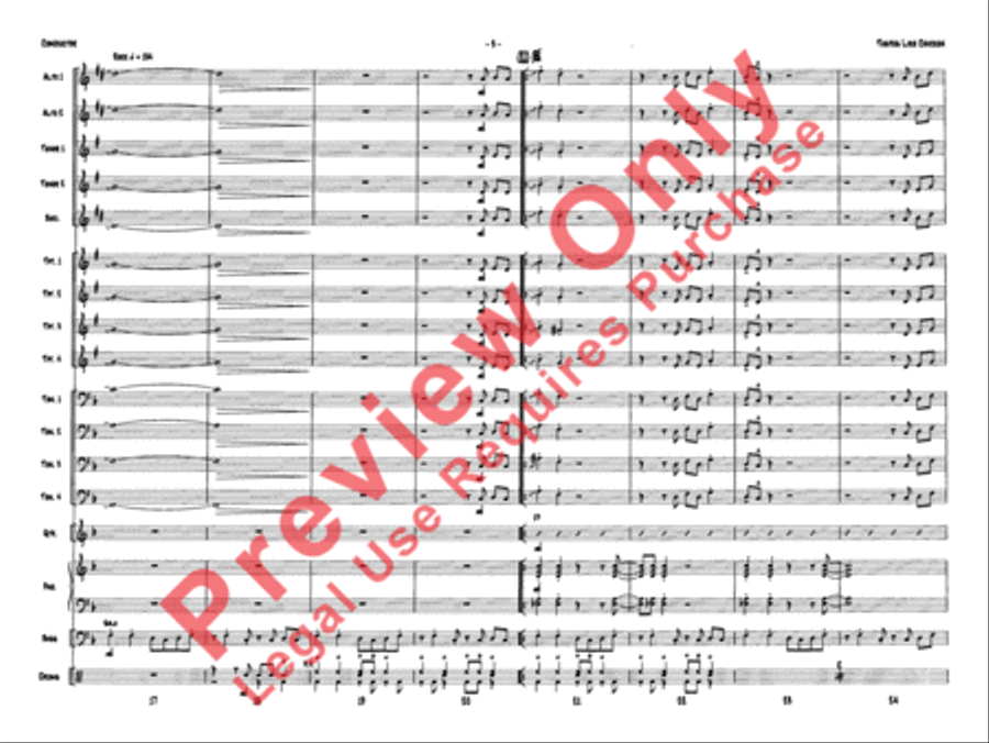 Tastes Like Chicken Jazz Ensemble scores gallery preview page 6