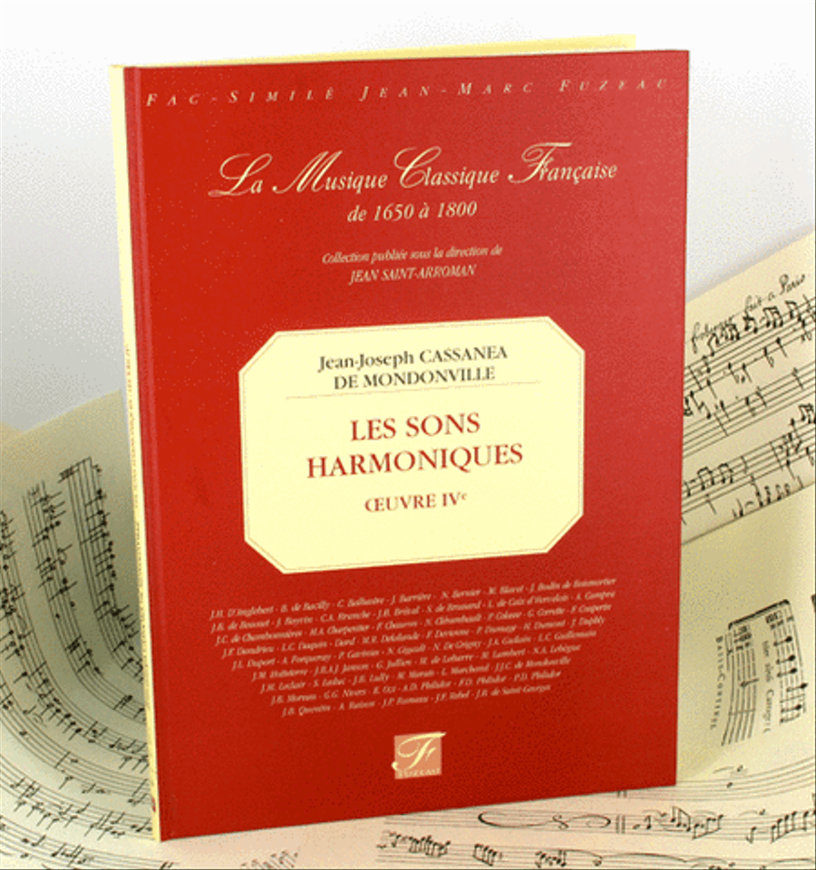 Les sons harmoniques. Opus IV Violin scores gallery preview page 1