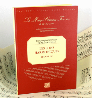 Book cover for Les sons harmoniques. Opus IV