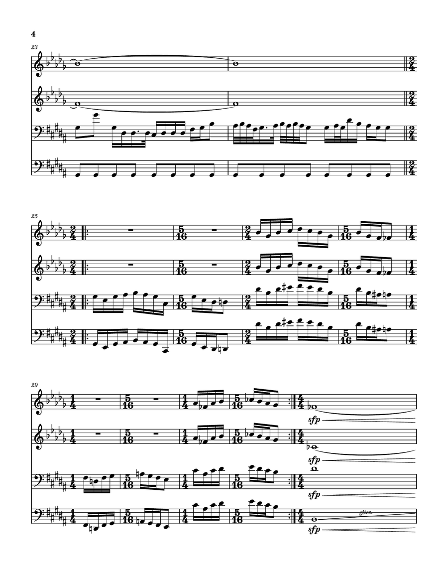 Echidna S Arf Of You Brass Quartet scores gallery preview page 5