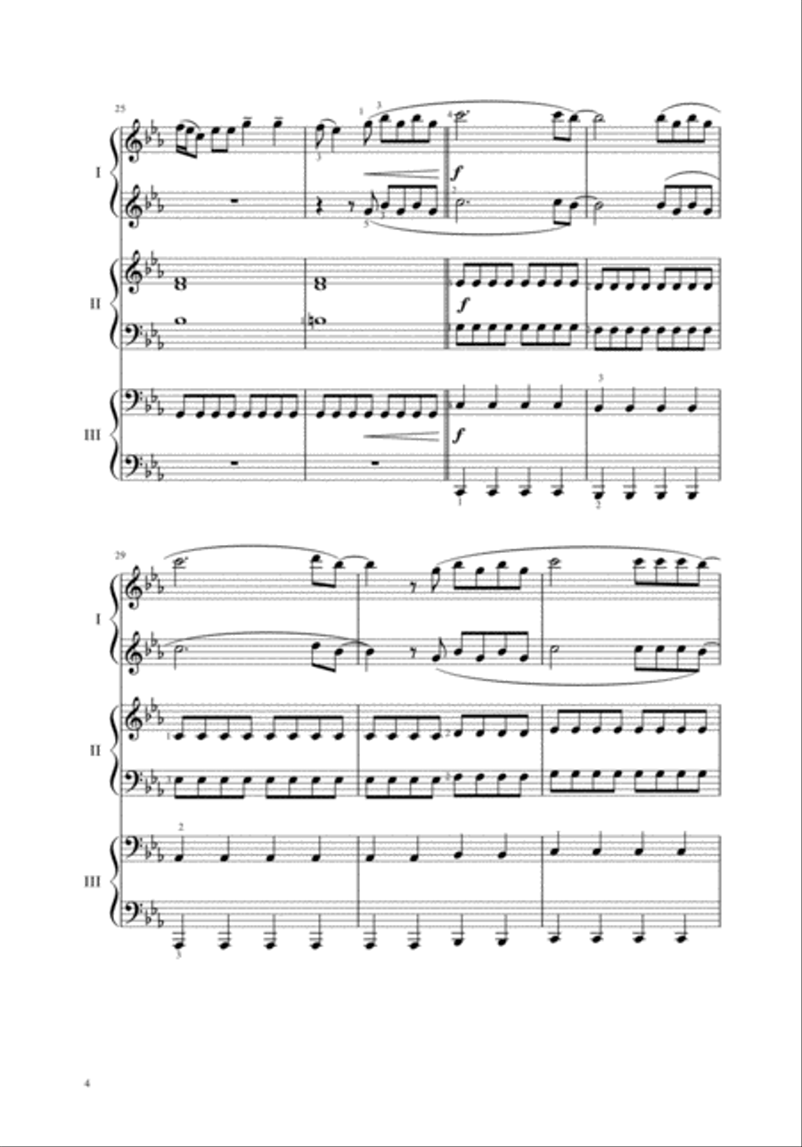 Rolling In The Deep Easy Piano scores gallery preview page 4