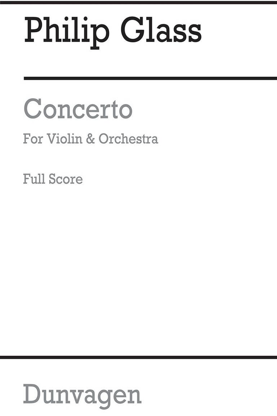 Violin Concerto Violin Concerto Orchestra scores gallery preview page 1