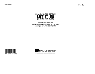 Book cover for Let It Be - Full Score