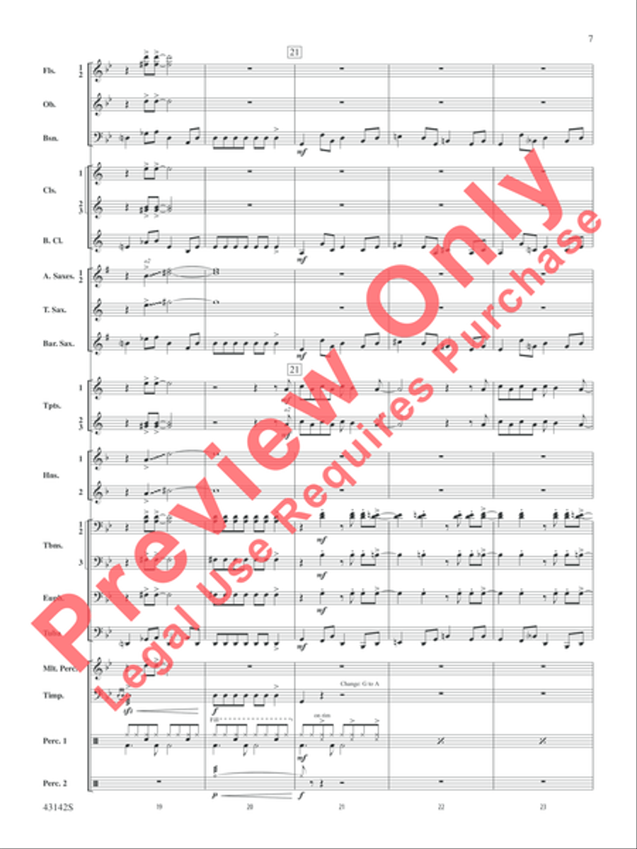 The Doors on Tour Concert Band scores gallery preview page 8