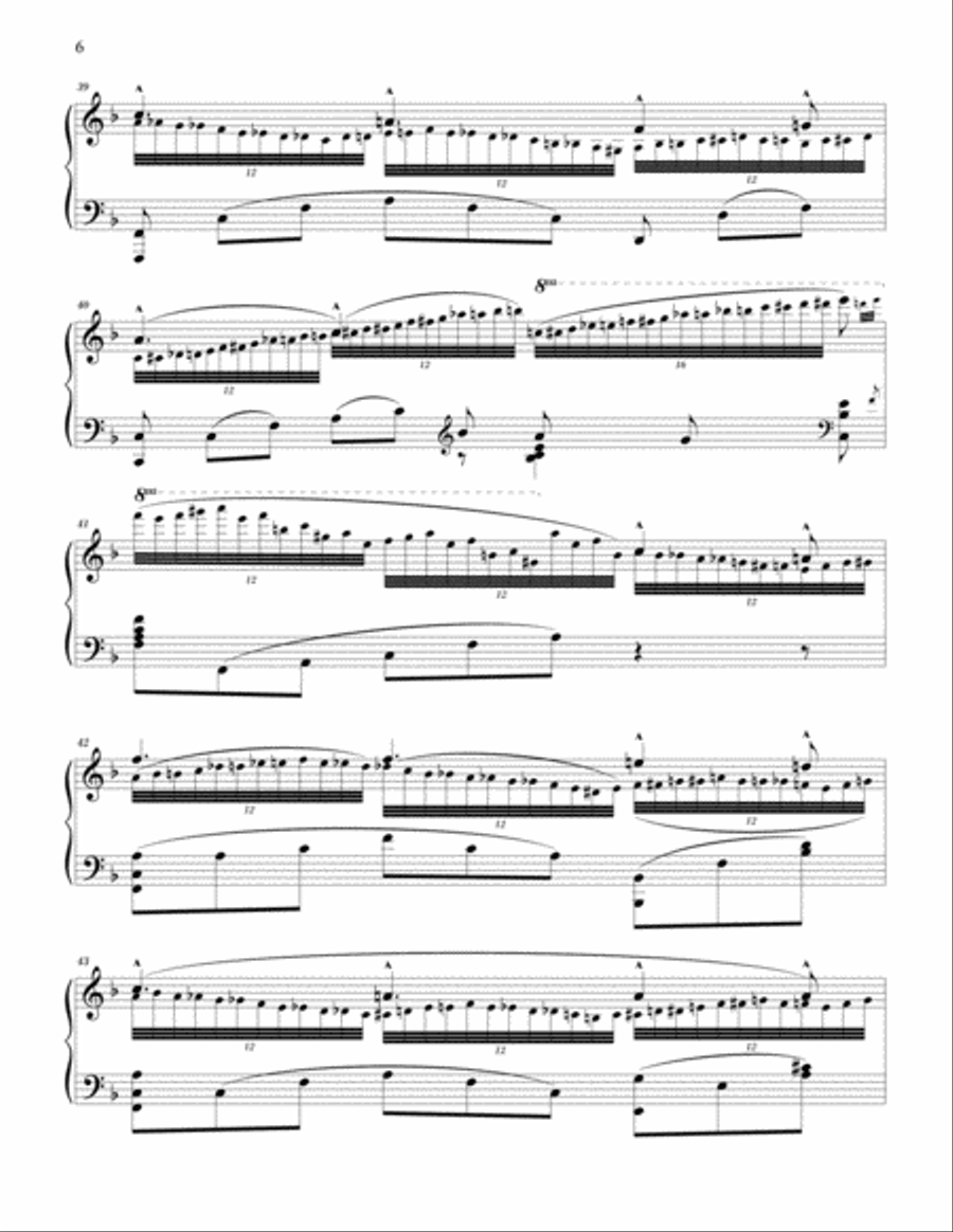 The Last Rose of Summer, Op.73 - Thalberg Piano Solo scores gallery preview page 5