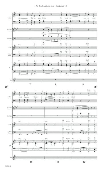 The Tomb Is Empty Now - Brass and Rhythm Score and Parts image number null