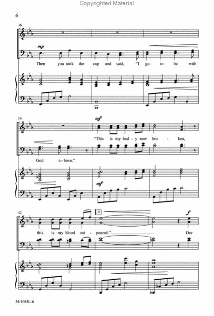 Out of the Shadows 4-Part scores gallery preview page 5
