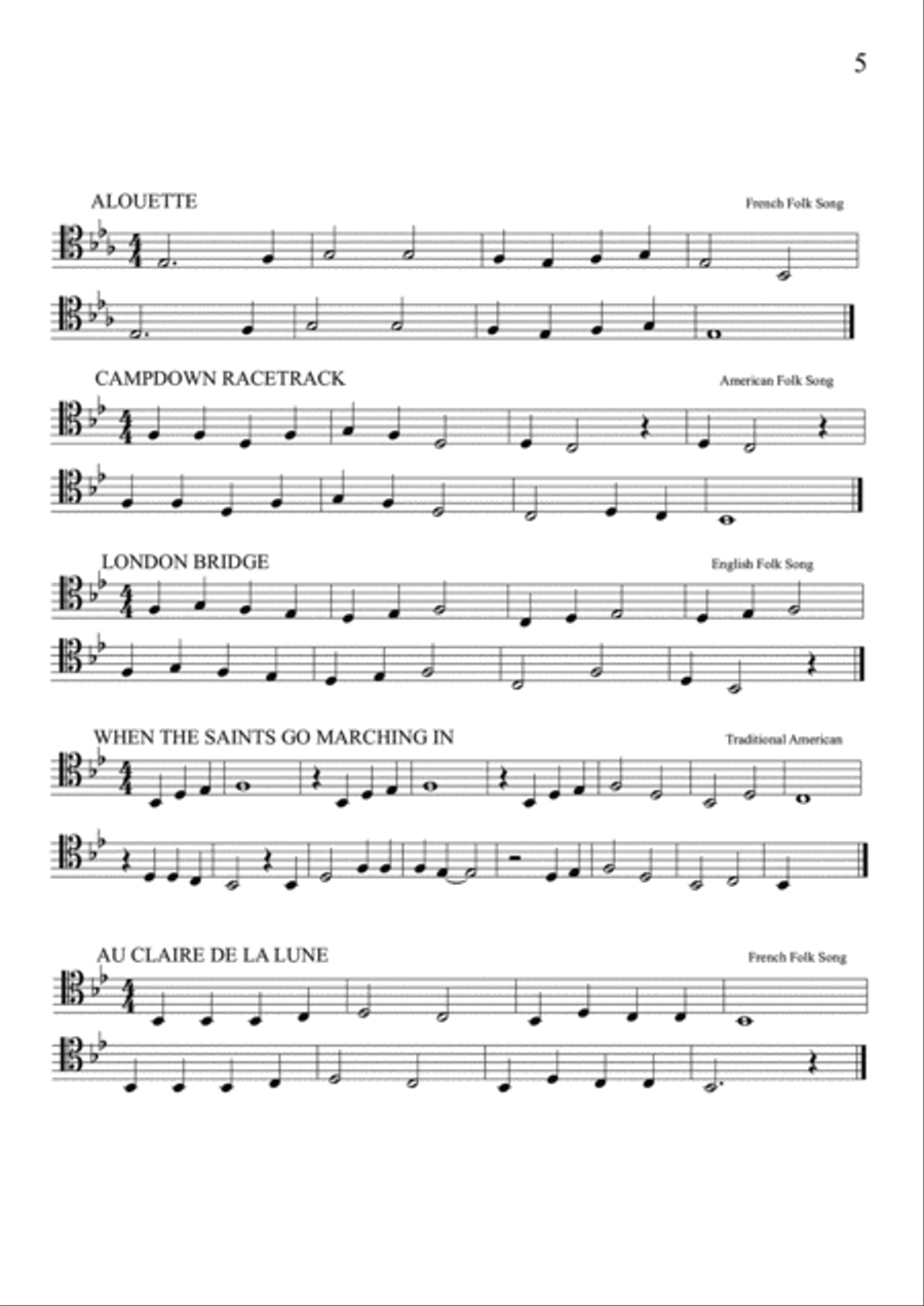 Tenor clef cello deals