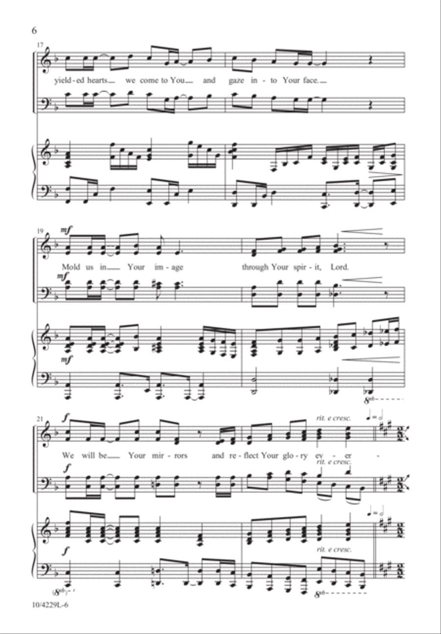 The Glory of the Lord The Glory of the Lord 4-Part scores gallery preview page 6