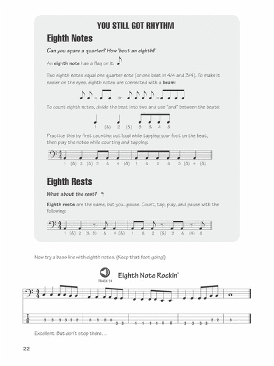 FastTrack Bass Method – Book 1 Bass Guitar Tablature scores gallery preview page 10