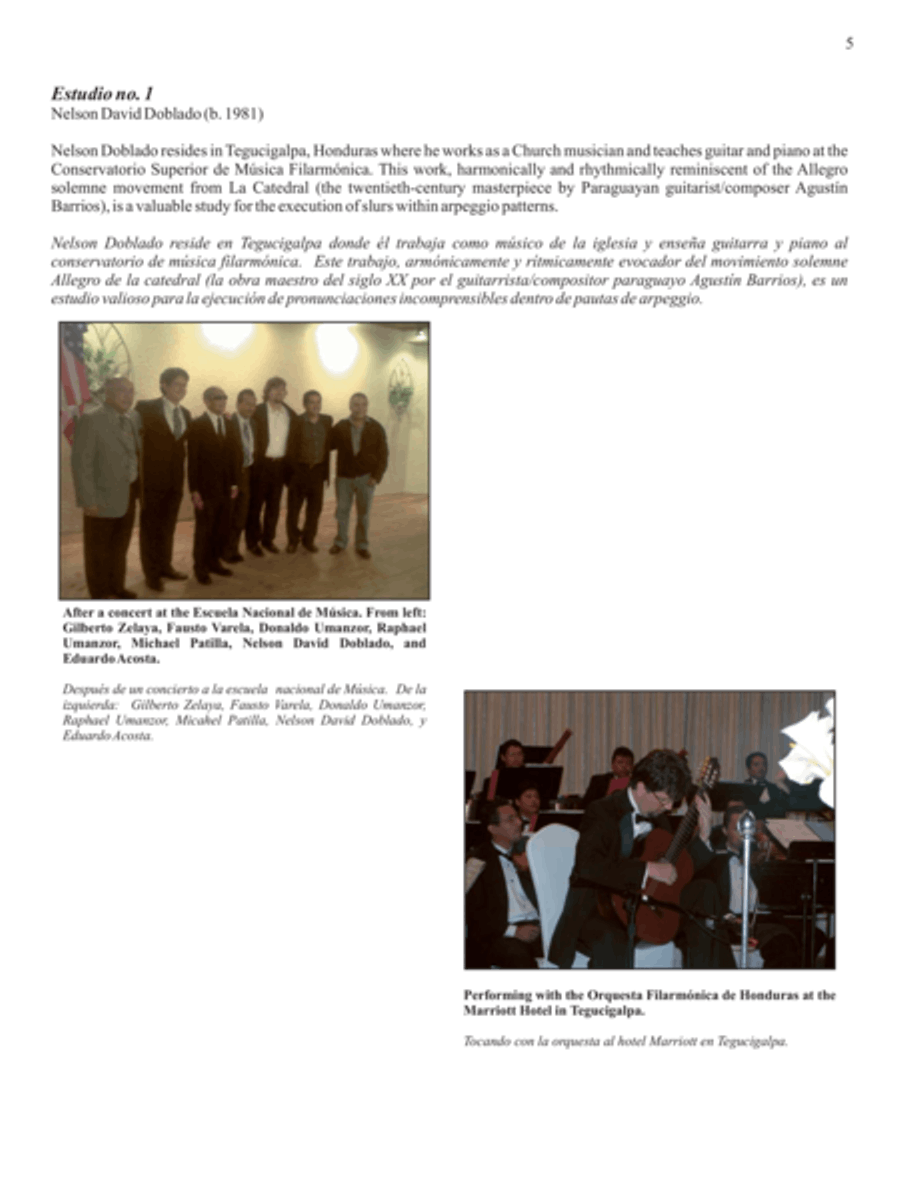 La Historia de Honduras Guitar Solo scores gallery preview page 5