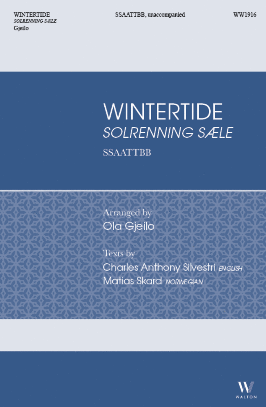 Wintertide/Solrenning Sæle SSAATTBB scores gallery preview page 1
