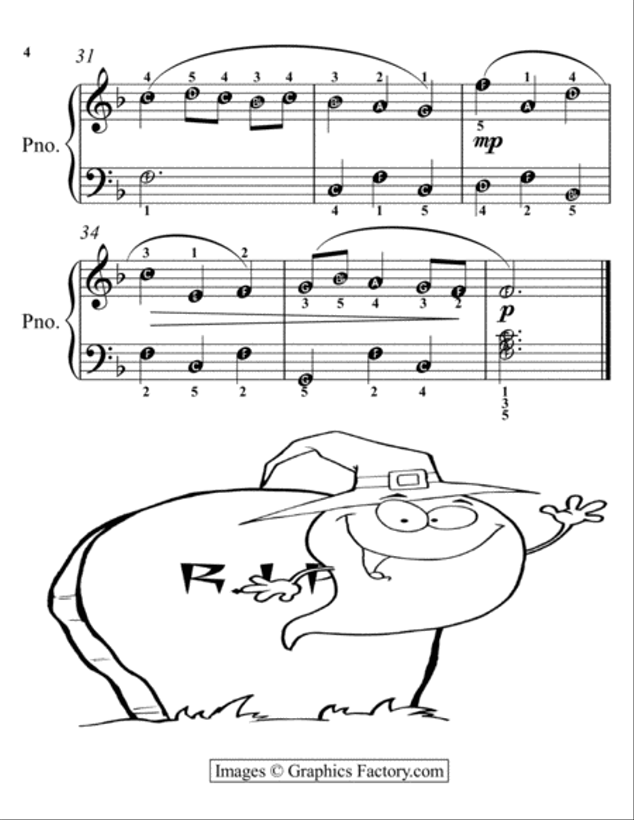 Petite Classics for Easiest Piano Booklet M2 Easy Piano scores gallery preview page 6