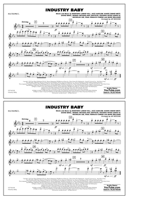 Book cover for Industry Baby (arr. Jay Bocook) - Flute/Piccolo