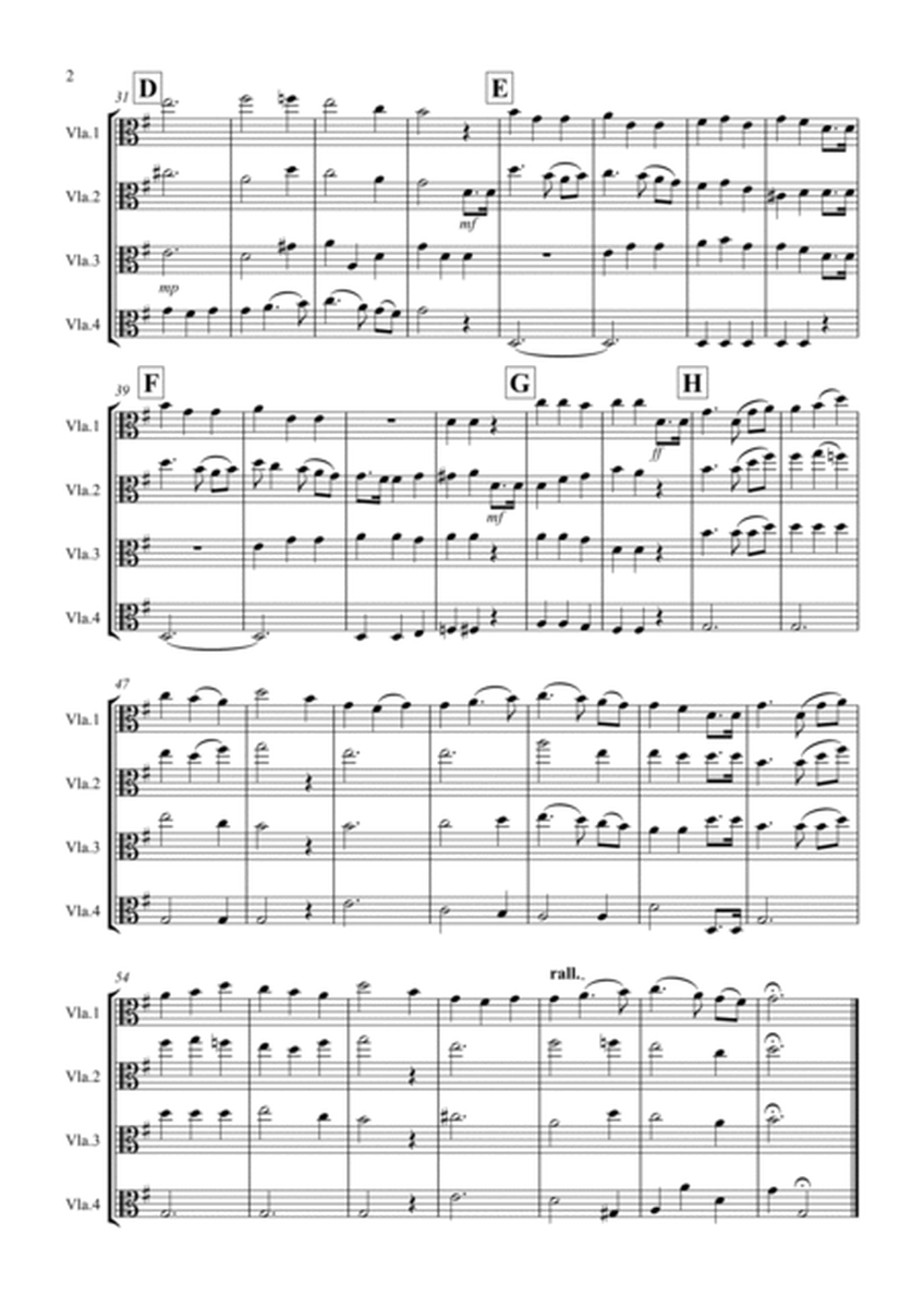 Nocturne (from A Midsummer Night's Dream for Viola Quartet