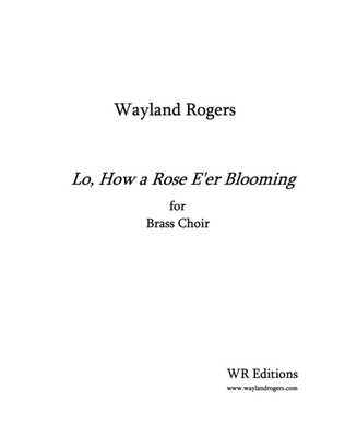 Lo, How a Rose (Brass Choir)