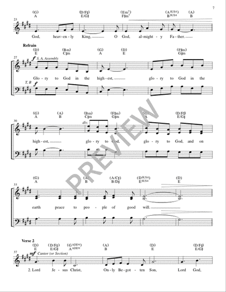 The Glendalough Mass - Guitar edition Guitar scores gallery preview page 8