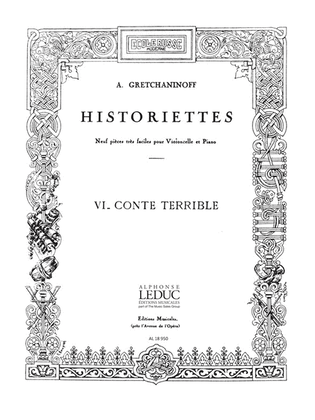 Book cover for Historiettes Op. 118, No. 6 - Conte Terrible