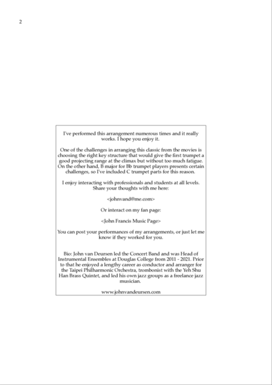 My Heart Will Go On (love Theme From 'titanic') Brass Ensemble scores gallery preview page 2