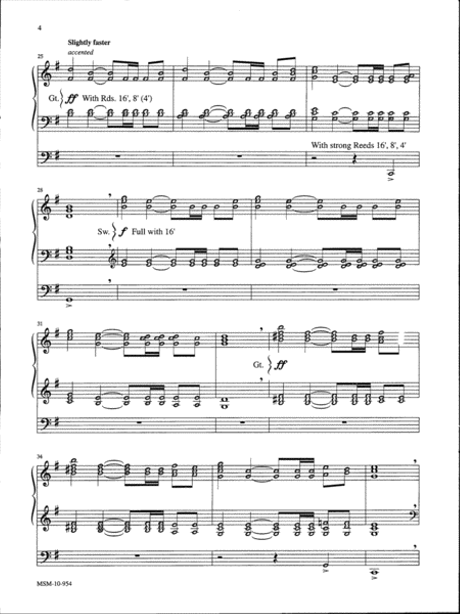 Ceremonial Procession and Pastorale Flute scores gallery preview page 3