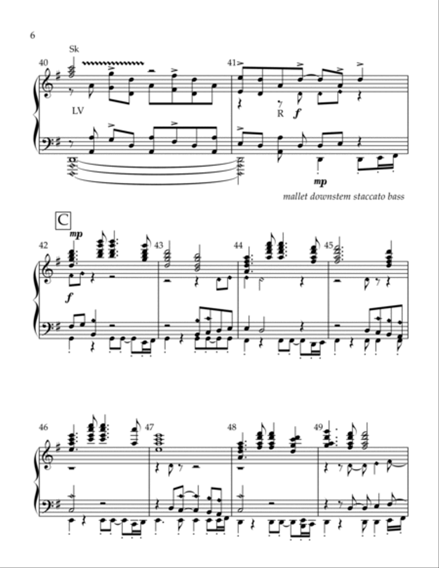 The Winner Takes It All The Winner Takes It All Handbell Choir scores gallery preview page 6