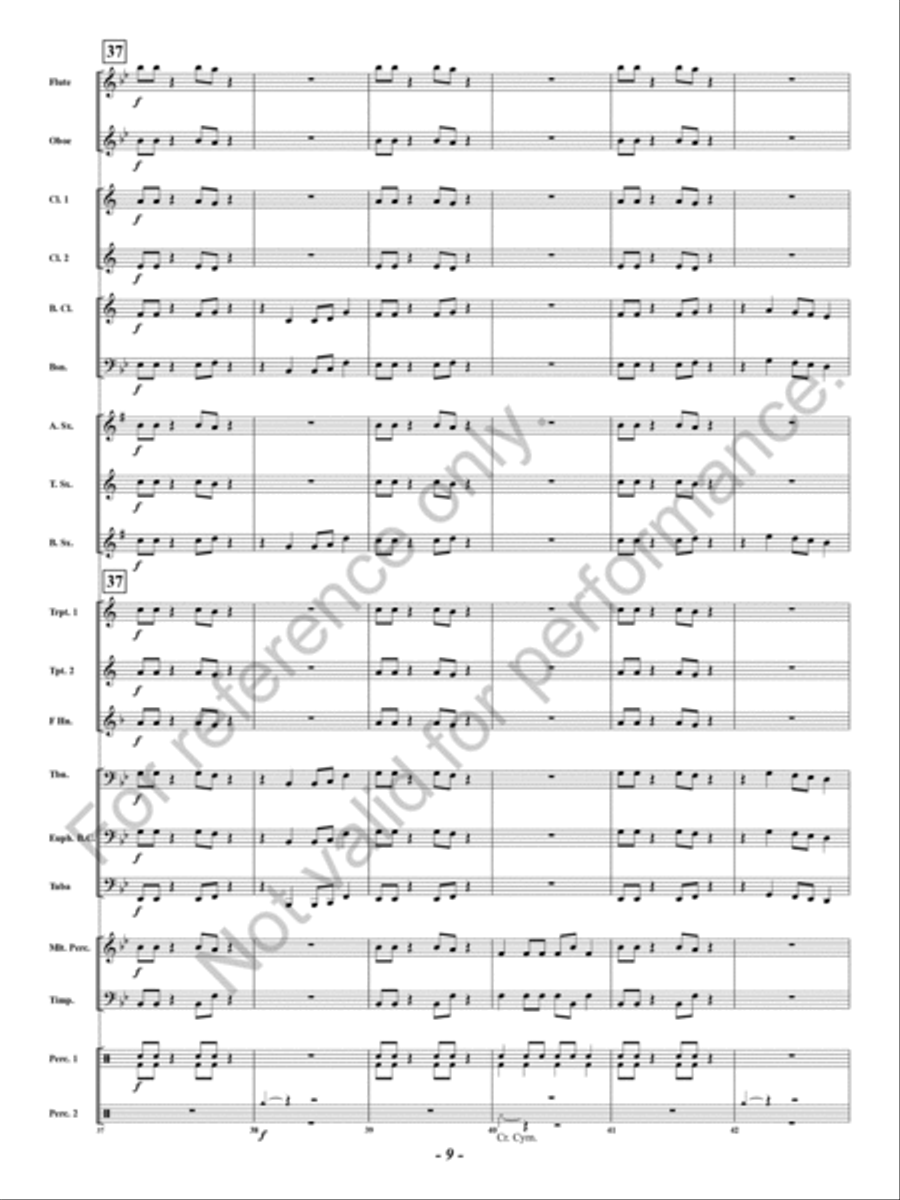 Firebolt Concert Band scores gallery preview page 10