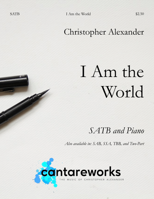 Book cover for I Am the World (SATB)
