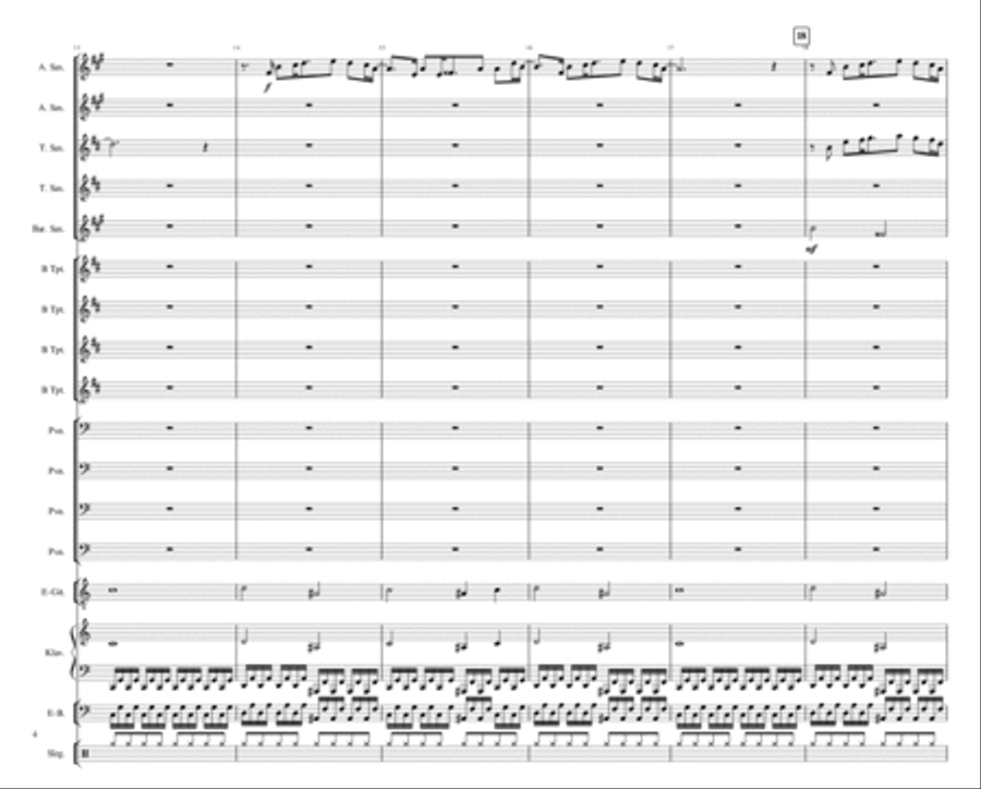 Fear Of The Dark Fear Of The Dark Jazz Ensemble scores gallery preview page 4