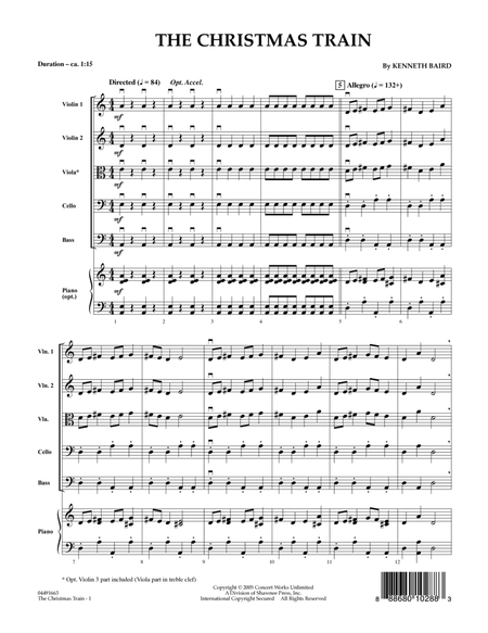 The Christmas Train - Conductor Score (Full Score)