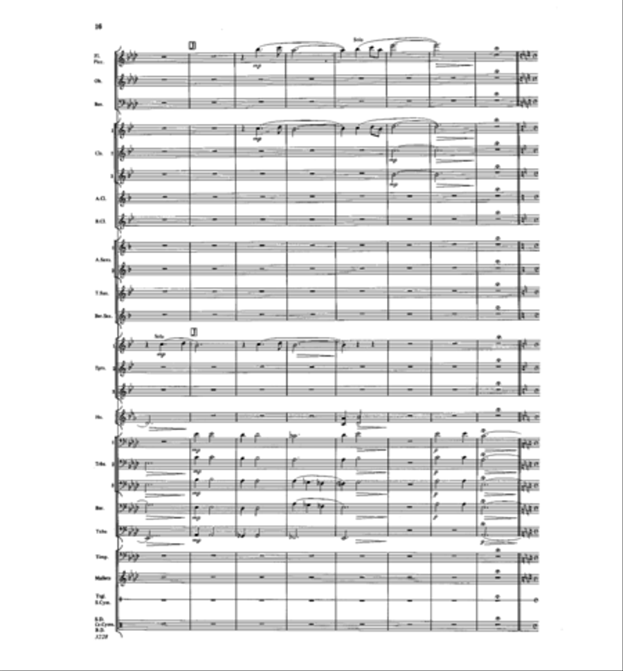 A Bayside Portrait Concert Band scores gallery preview page 15