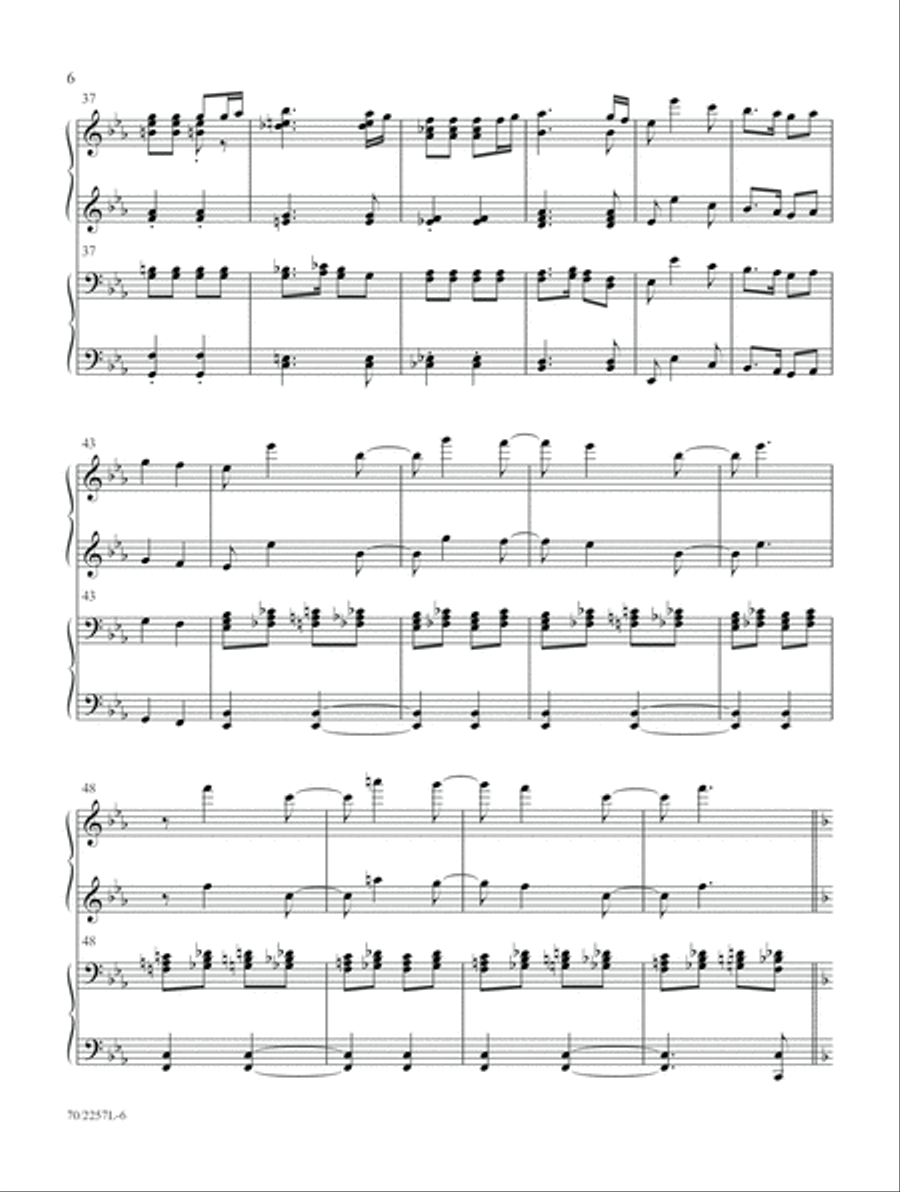 A Four-Hand Christmas Celebration Piano Duet scores gallery preview page 6