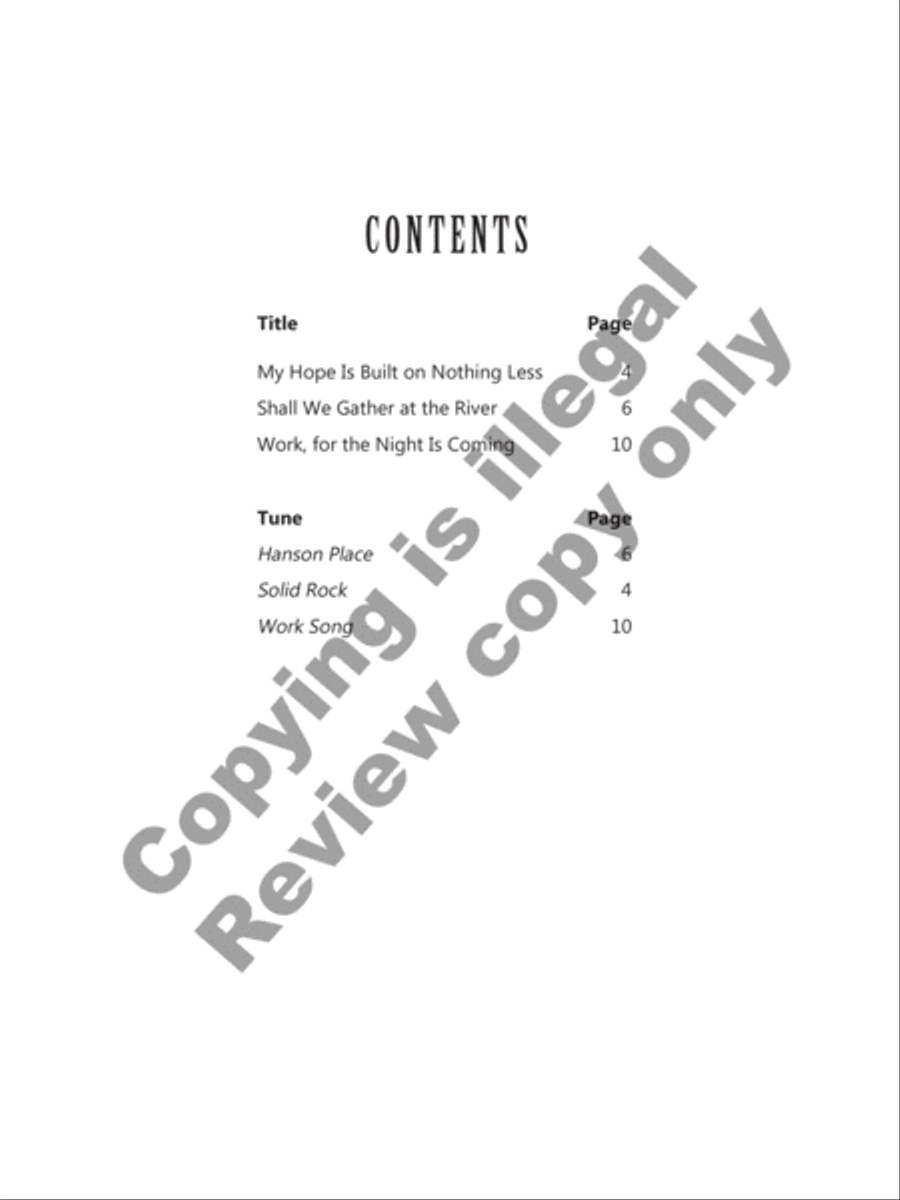 Three Postludes on Gospel Hymns, Set 2 Organ scores gallery preview page 6