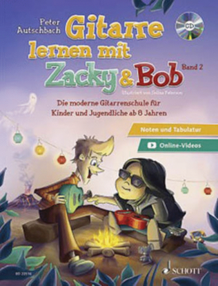 Book cover for Gitarre Lernen Mit Zacky Und Bob