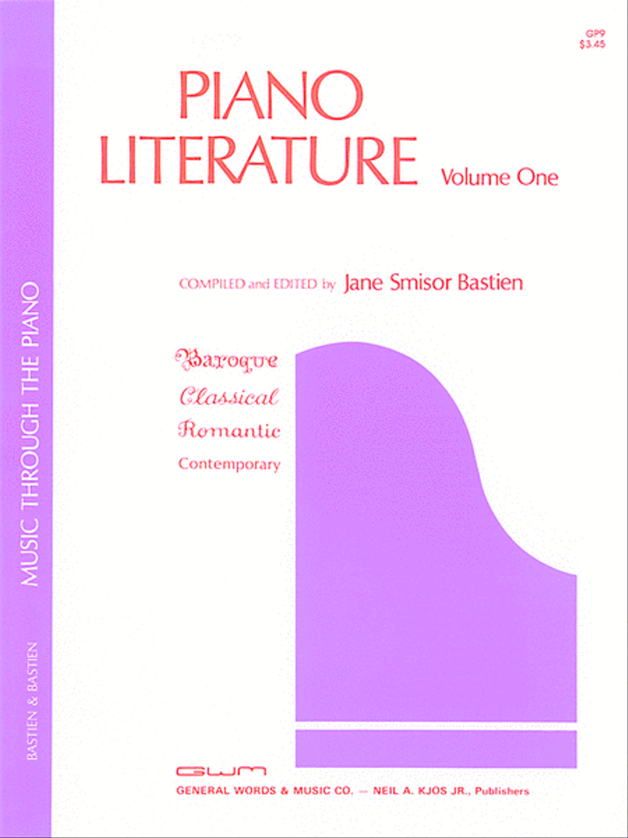 Piano Literature, Volume 1 Piano Method scores gallery preview page 1