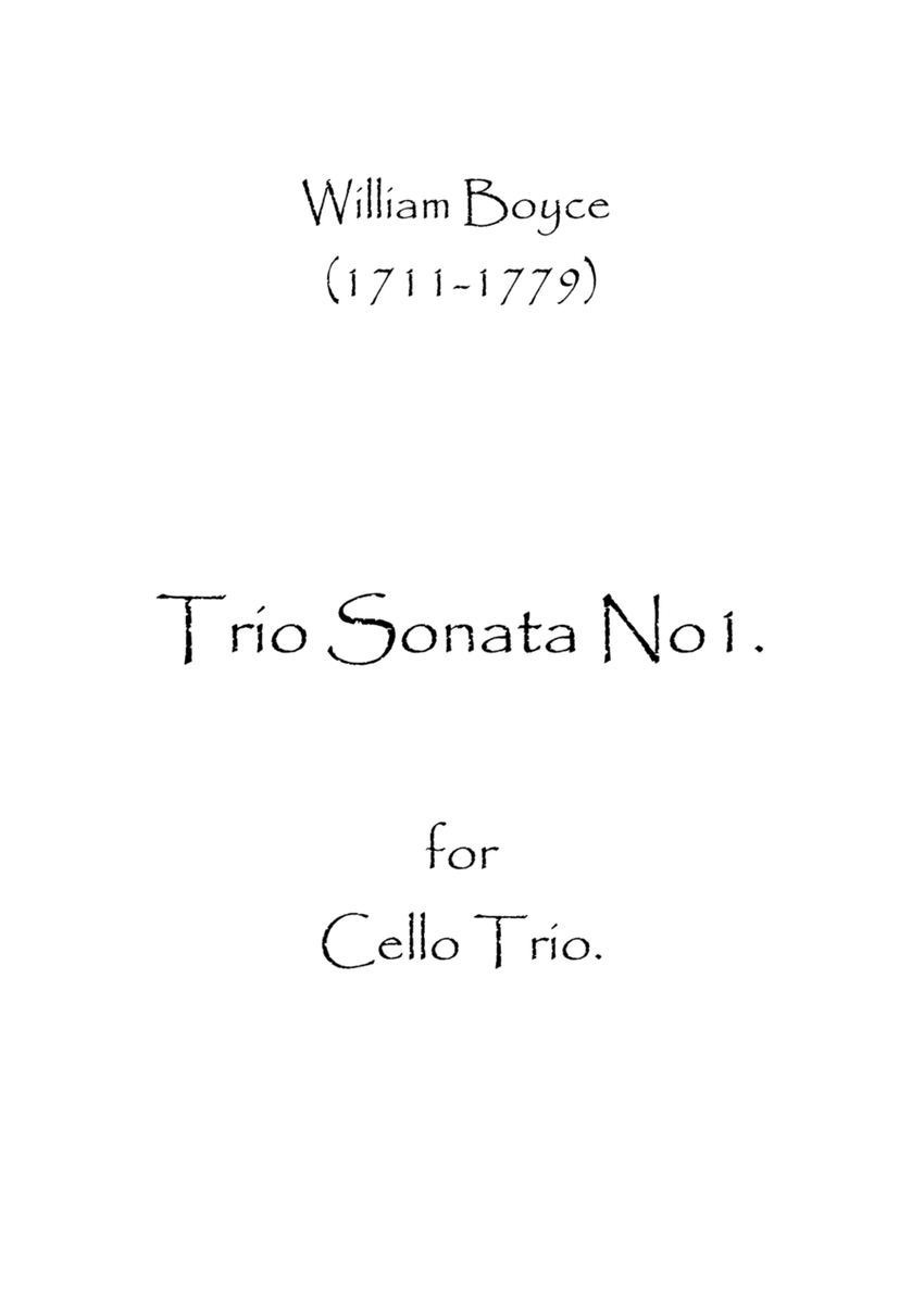 Trio Sonata No.1 image number null