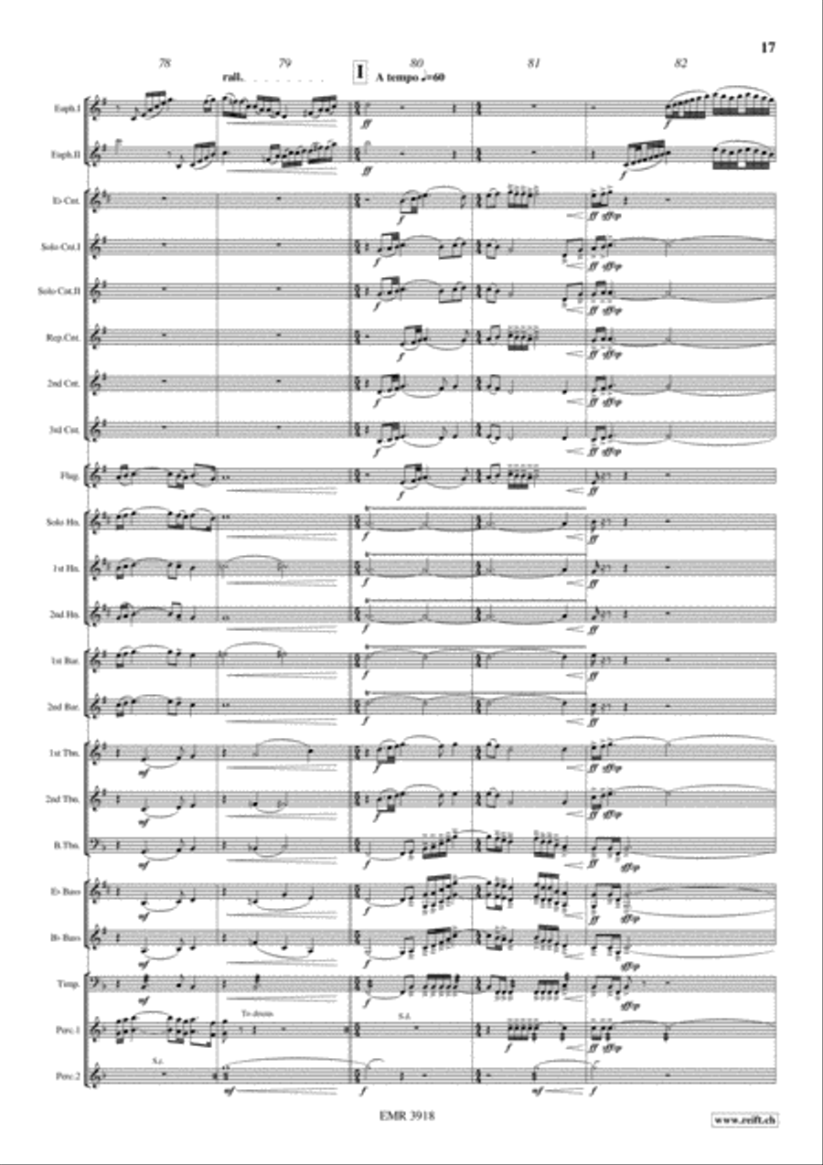 Celtic Folk Celtic Folk Brass Band scores gallery preview page 17