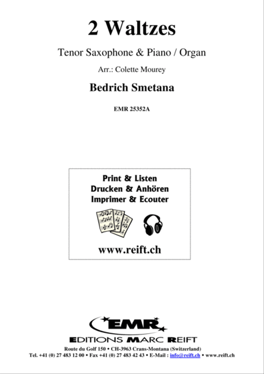 2 Waltzes Tenor Saxophone scores gallery preview page 2