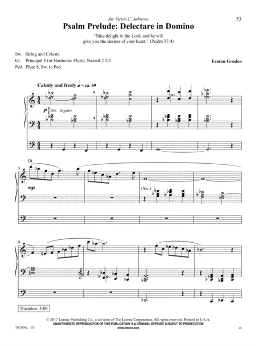 The Organist's Library, Vol. 63 Organ Solo scores gallery preview page 17