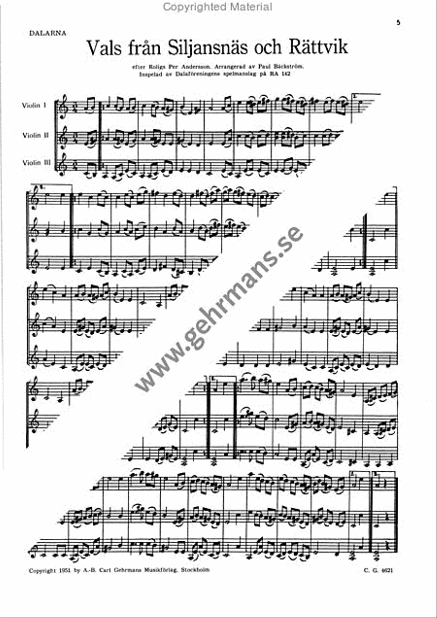 Tolv latar 1 Violin scores gallery preview page 4